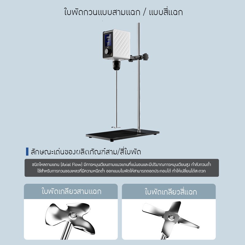 ใบพัดกวนสเตนเลส 304