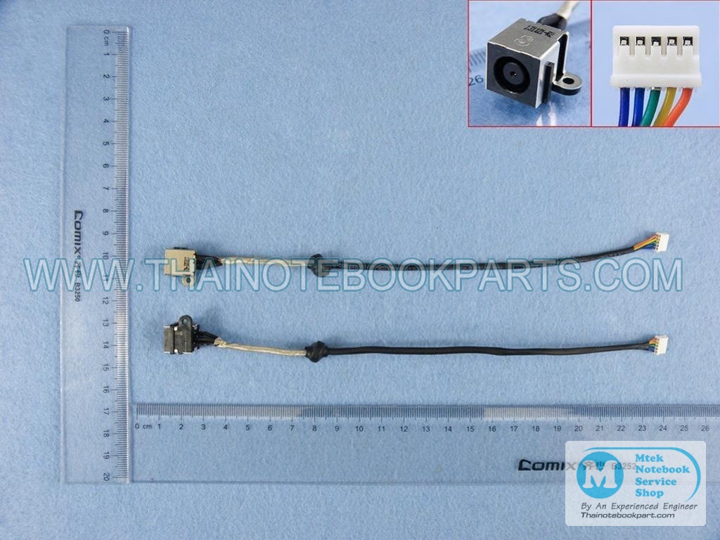 MT05600 สายไฟ Jack DC โน้ตบุ๊ค Dell Vostro 3450 Inspiron N4110 14R N4010 Dc Jack With Cable 2Jy55 02Jy55 Dc Jack (สินค้าใหม่) 1