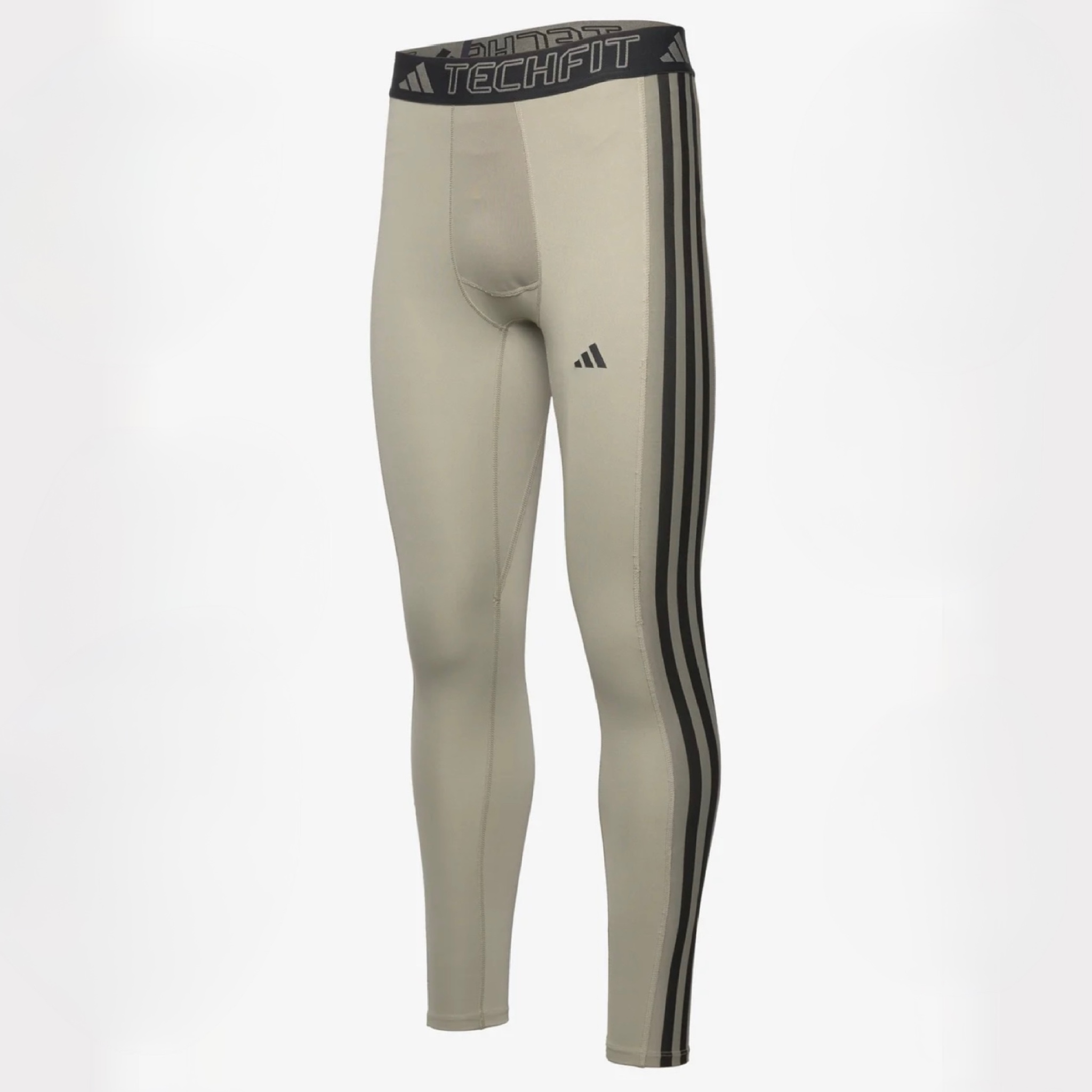 กางเกง Adidas Techfit 3-Strips AeroReady Long Tights ‘Silver Pebble’ (S,L)