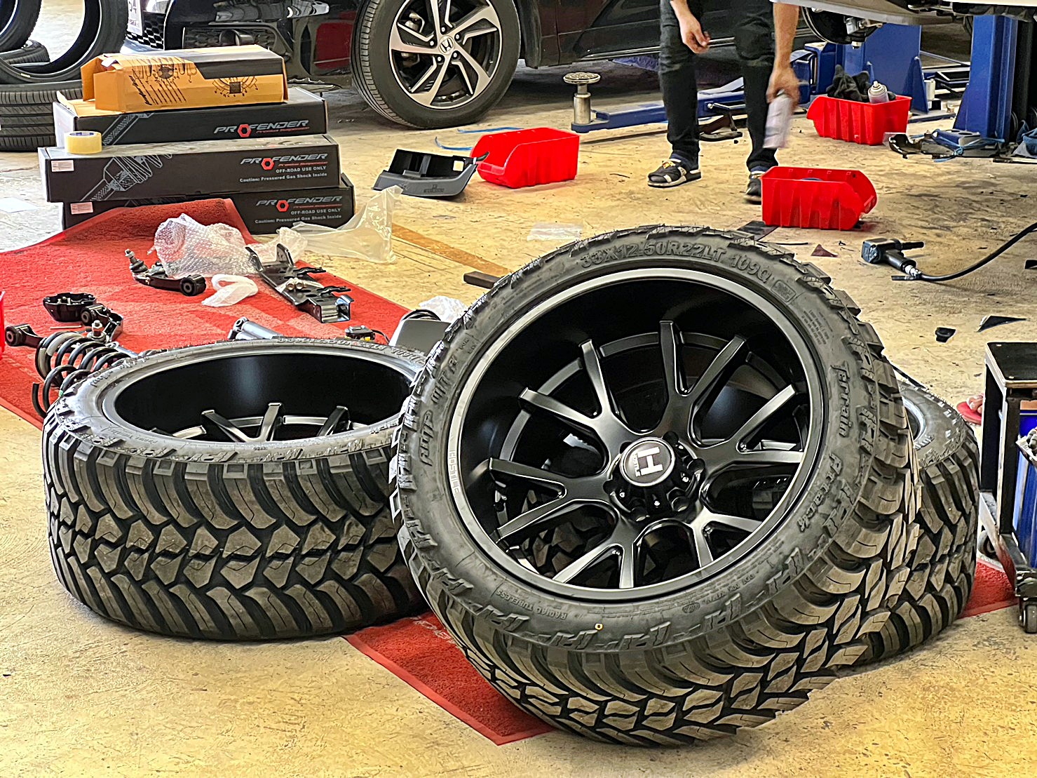 ล้อแท้ HOSTILE H113 ขอบ22 ใส่ MU-X แต่งเมกา