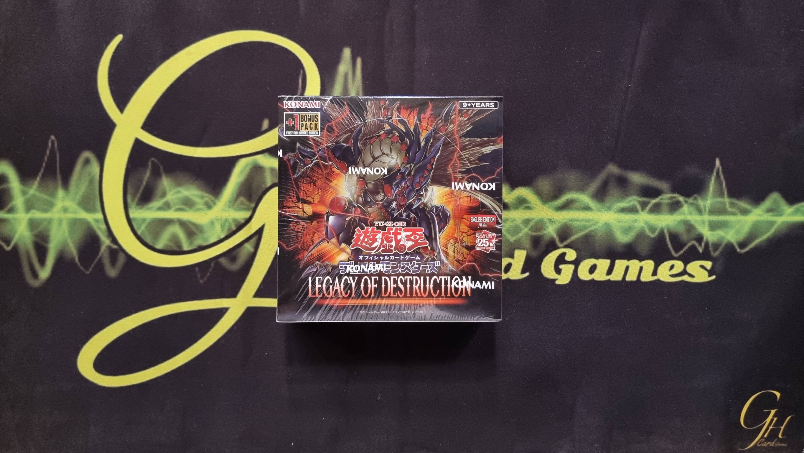 Yugioh [LEDE-AE-01BOX] Yu-Gi-Oh's Booster Pack Asia English Ver.「Legacy of Destruction」แบบ 1 กล่อง (มีซอง+1)