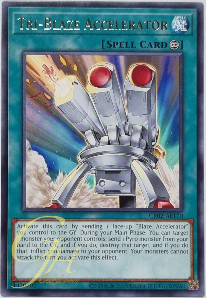 Yugioh [CR02-AE170] Tri-Blaze Accelerator (Rare)