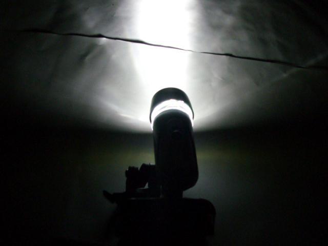 ไฟหน้าจักรยาน Power Beam รุ่น 5LED สีดำ