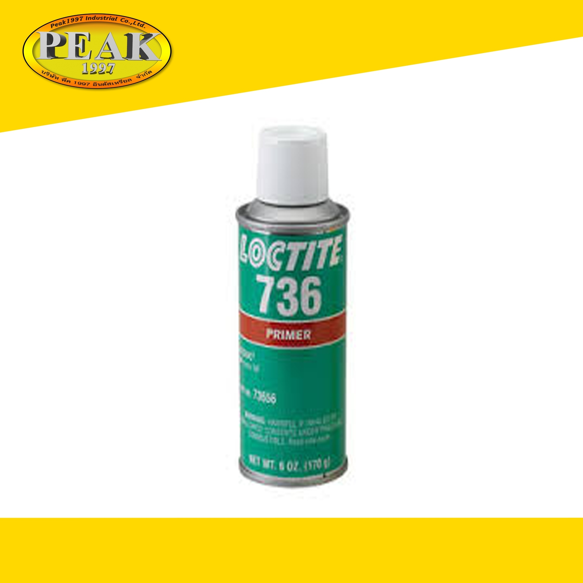 Loctite #SF 736 Locquic Primer NF brown น้ำยาทำความสะอาดเตรียมพื้นผิว 170g.