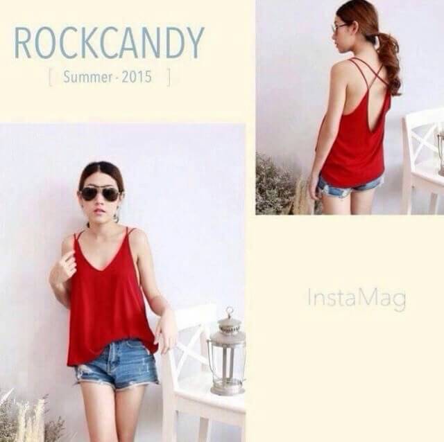 เสื้อสายเดี่ยวไขว้หลัง