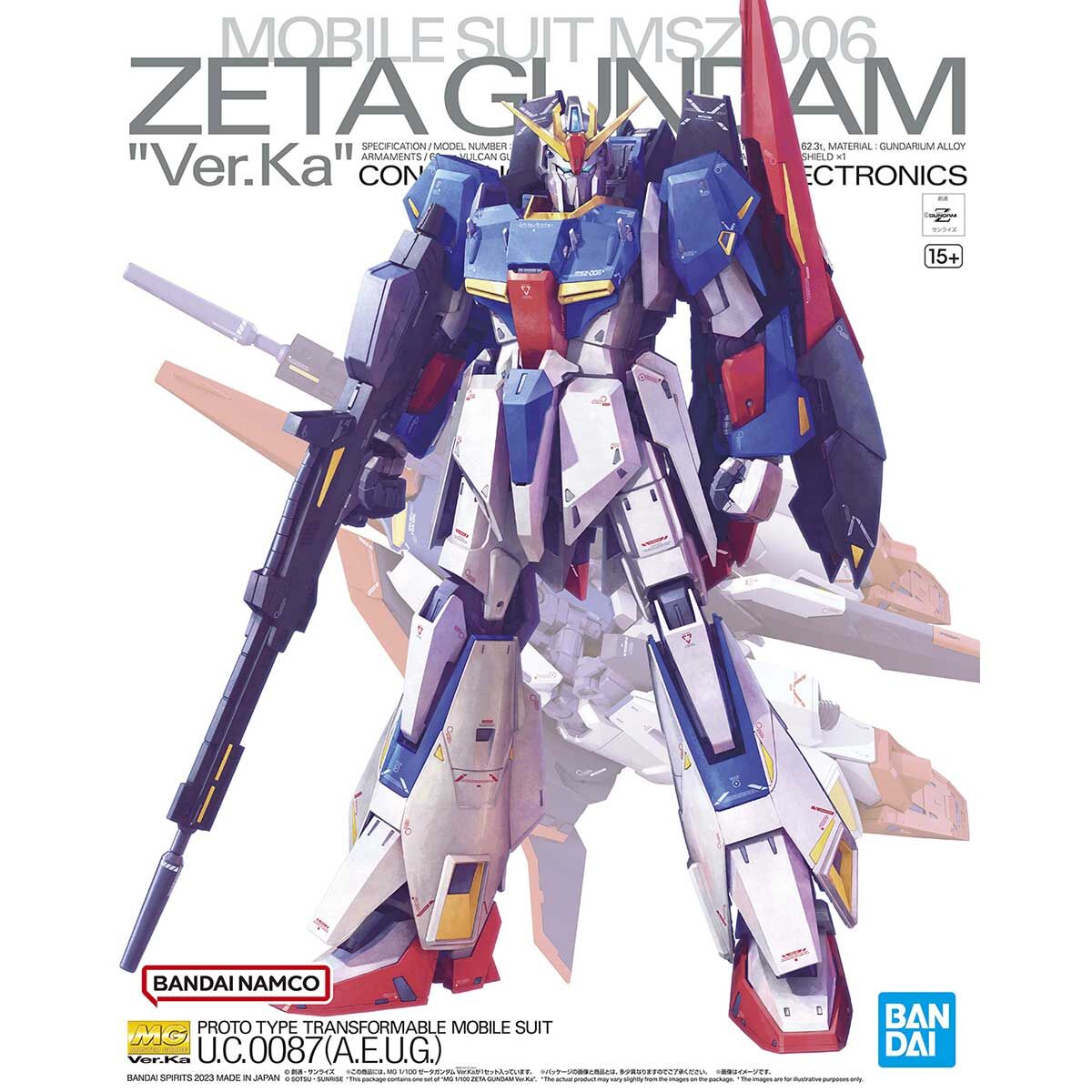MG 1/100 ZETA GUNDAM VER.KA
