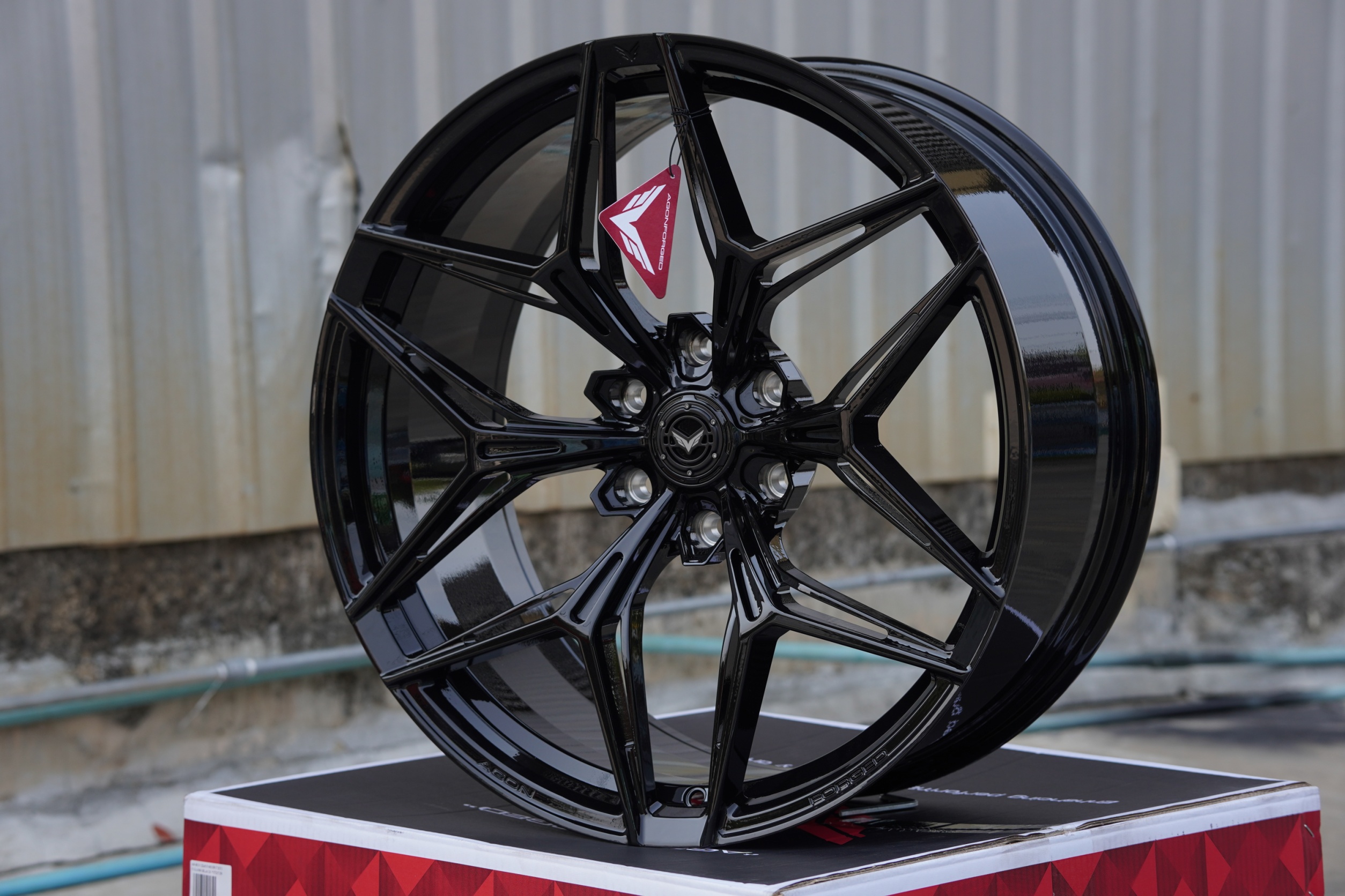 ล้อ SA-R01 ขอบ 22 สีดำเงา ราคาถุกที่ STEP9