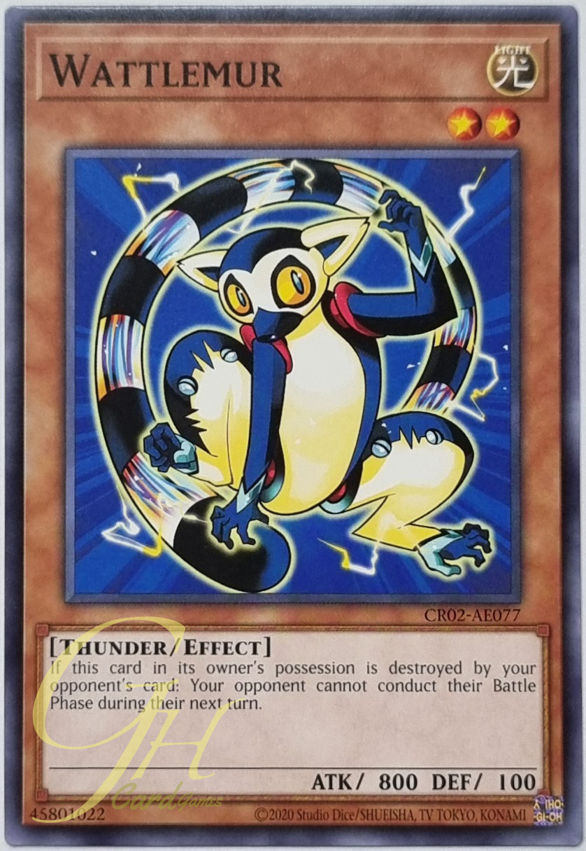 Yugioh [CR02-AE077] Wattlemur (Common)