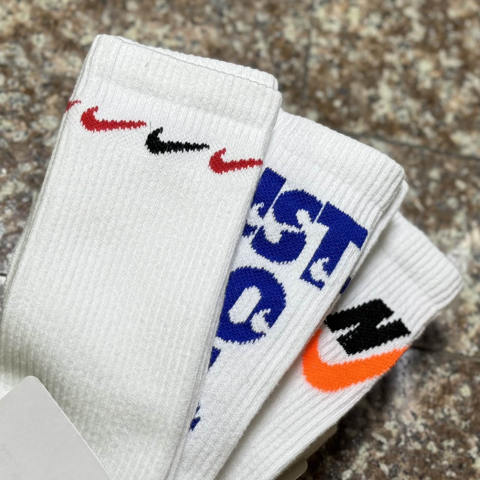 ถุงเท้า Nike EveryDay Plus Crew Socks #แพค3คู่ (S/M/L/XL)