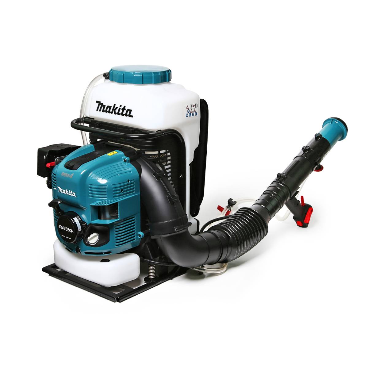 MAKITA เครื่องพ่นละอองฝอยแบบเครื่องยนต์ 4 จังหวะ รุ่น PM7650H (สีฟ้า) กระบอกสูบ 75.6 CC ถังเคมี 15 ลิตร จุถังน้ำมัน 1.8 ลิตร (มากีต้า)