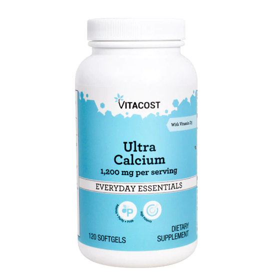 Vitacost Ultra Calcium 1200 mg per serving with Vitamin D3 700 IU per serving -- 120 Softgels