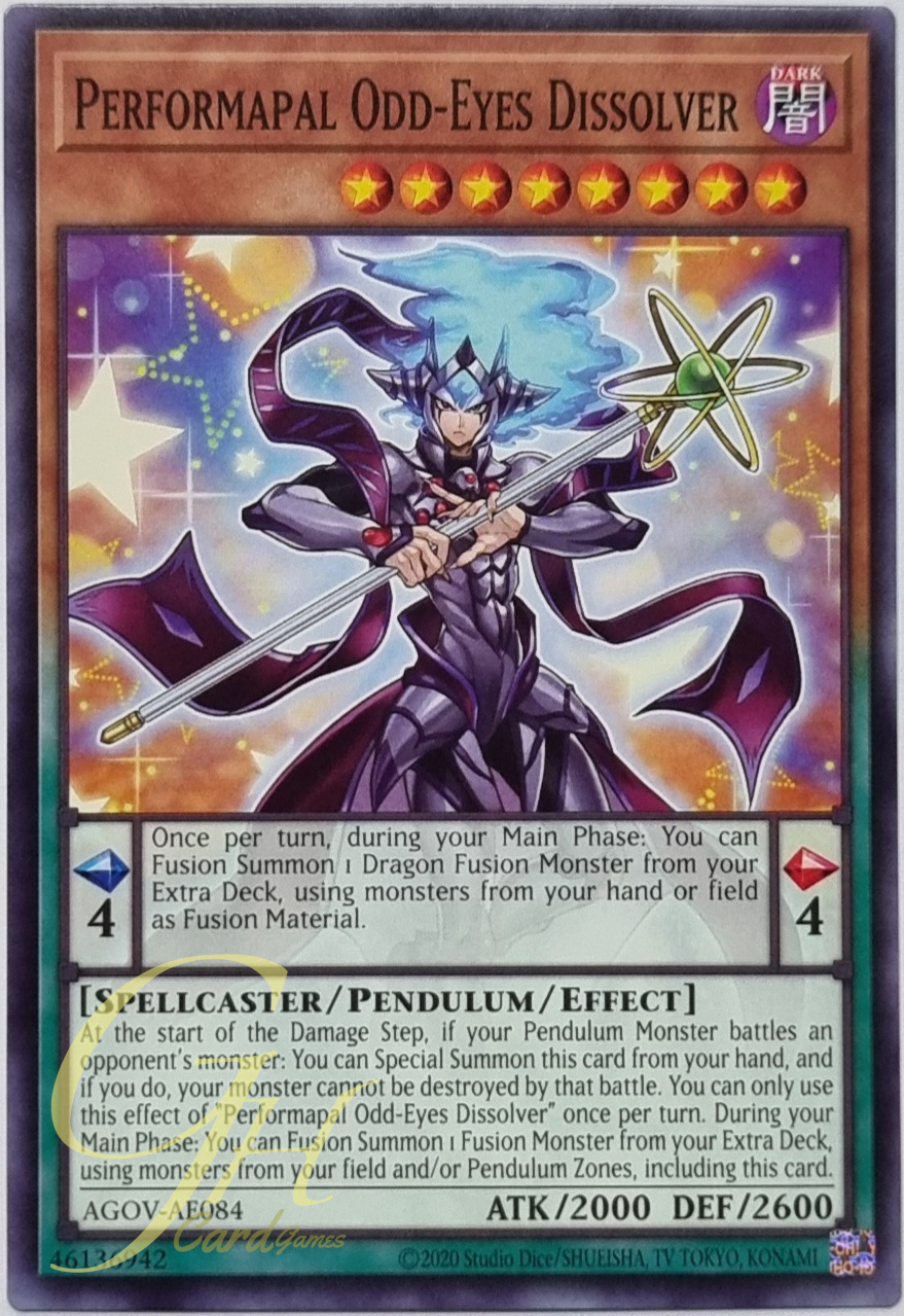 Yugioh [AGOV-AE084] Performapal Odd-Eyes Dissolver (Common)