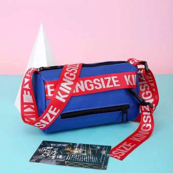 SALE 10สี กระเป๋าผ้าสะพายข้างKINGSIZE(M-142)