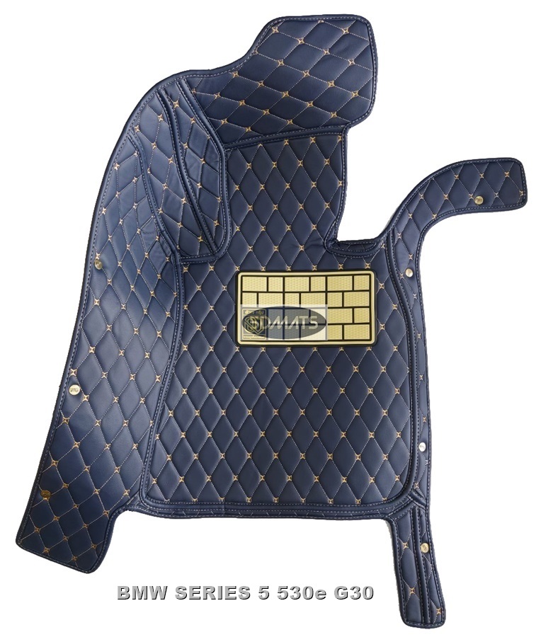พรมปูพื้นรถยนต์BMW SERIES 5 530e (2018-22) พรม6D VIP แบบหนาพิเศษ เต็มคัน (3ชิ้น)