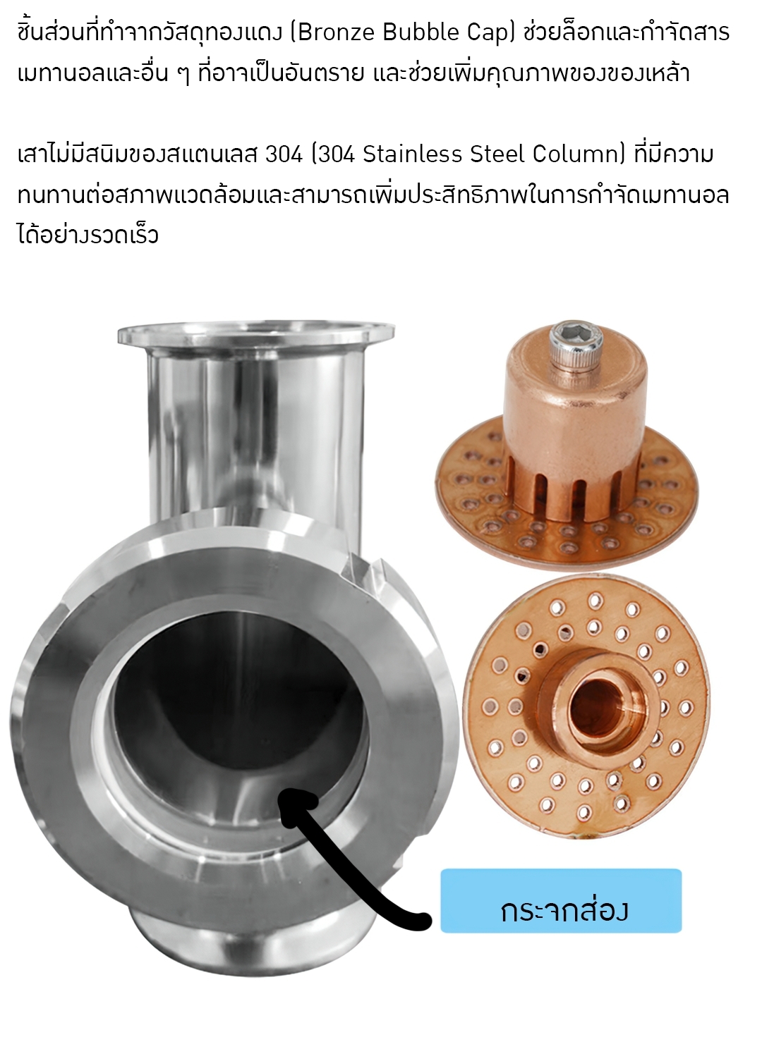 Yantai-01 PRO 60L หม้อกลั่นไฟฟ้า กลั่นเหล้า ไวน์ น้ำมันหอมระเหย