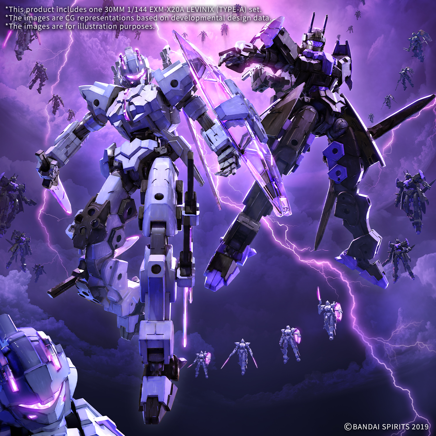 30MM 1/144 EXM-X20A LEVINIX (TYPE-A)