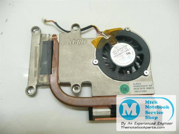 MT00118 พัดลมและฮีทซิงค์ระบายความร้อนโน้ตบุ๊ค BENQ R23E Cooling Heatsink,Fan ALRO-K 340802200018 (มือสอง) 2