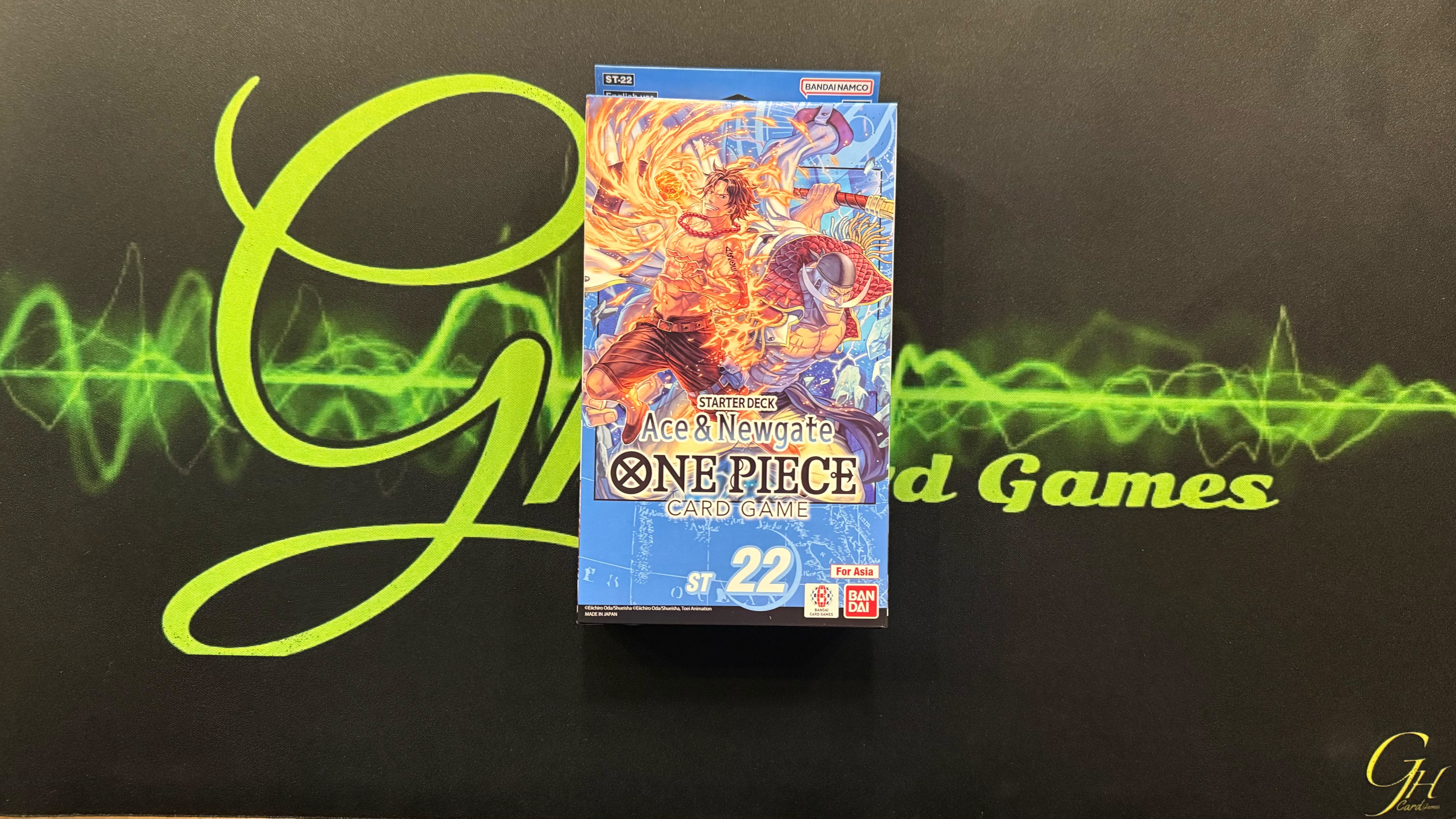 One Piece Card Game [ST-22] One Piece Starter Deck: Ace & Newgate English Ver. แบบ 1 กล่อง