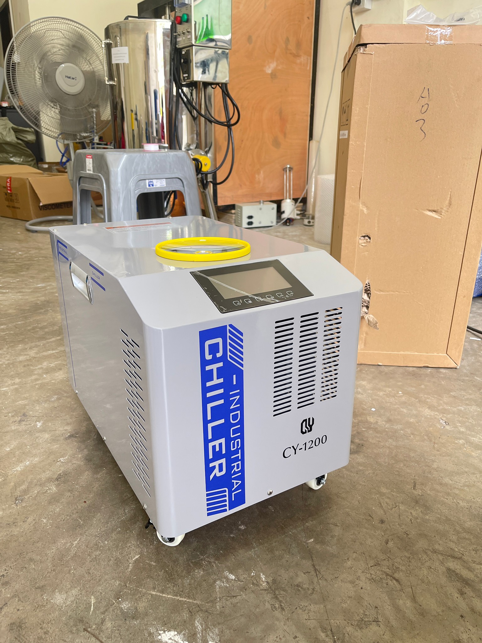 18330 เครื่องทำน้ำเย็นสำหรับเครื่องจักร เหมาะกับธุรกิจ SME chiller water CW01