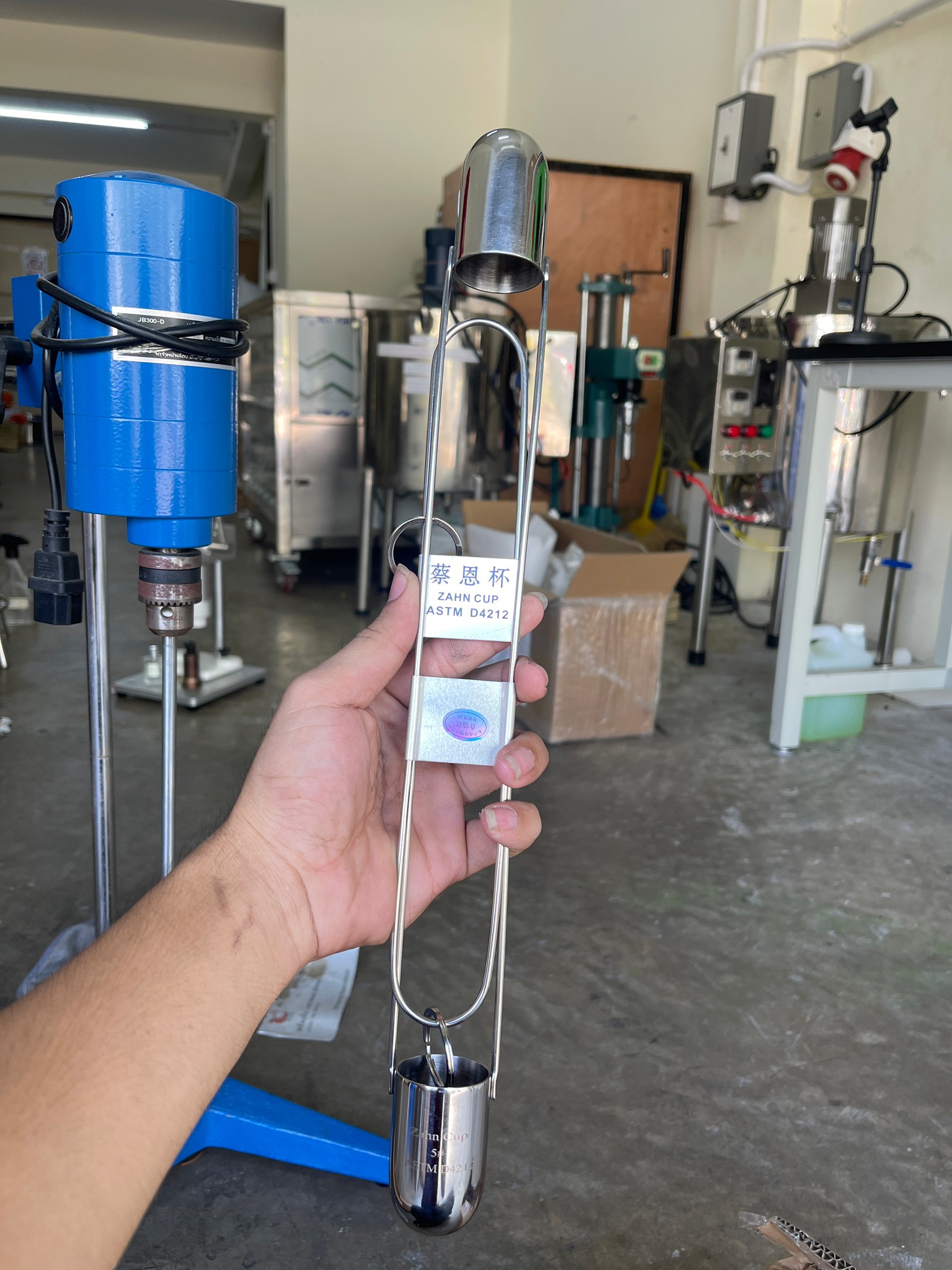 🌈12286 อุปกรณ์วัดความหนืดแบบถ้วย ZAHN