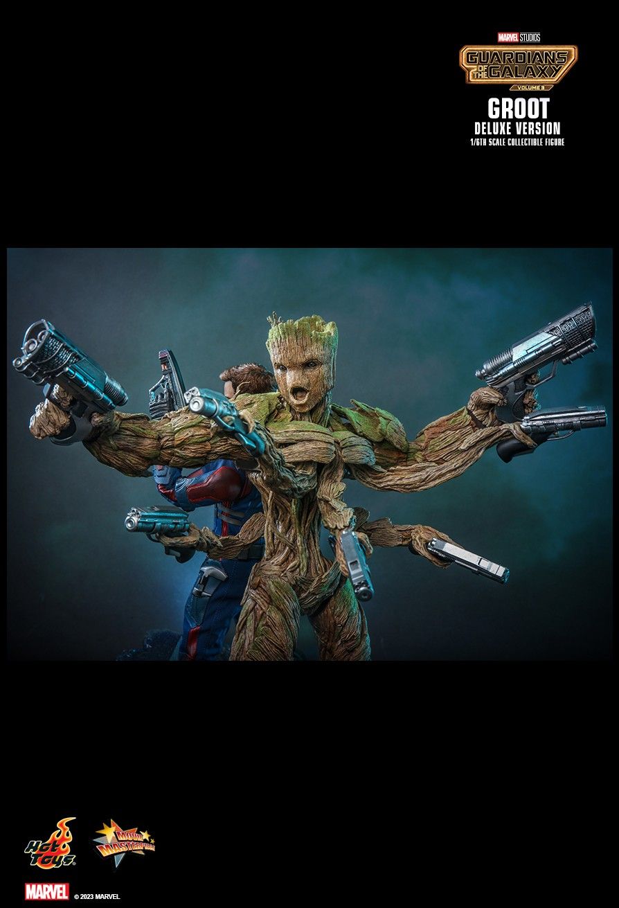 HOT TOYS MMS707 Guardians of the Galaxy Vol. 3 - Groot (Deluxe Version)