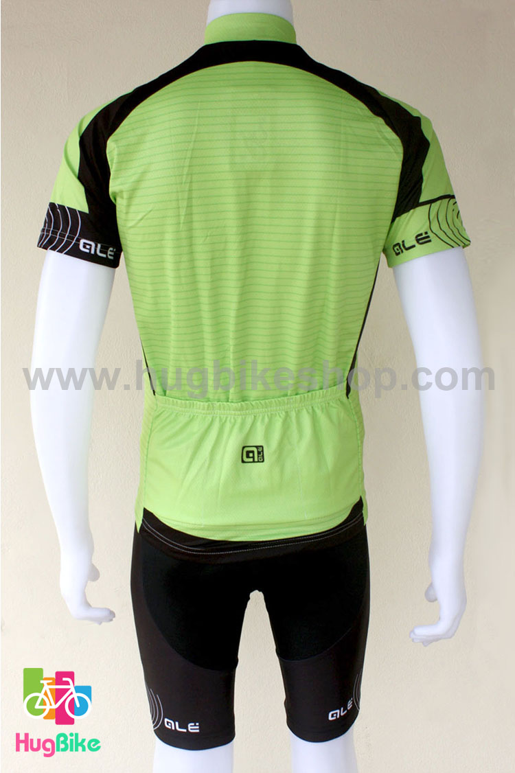 ชุดจักรยานแขนสั้นทีม Ale 16 (02) สีเขียว
