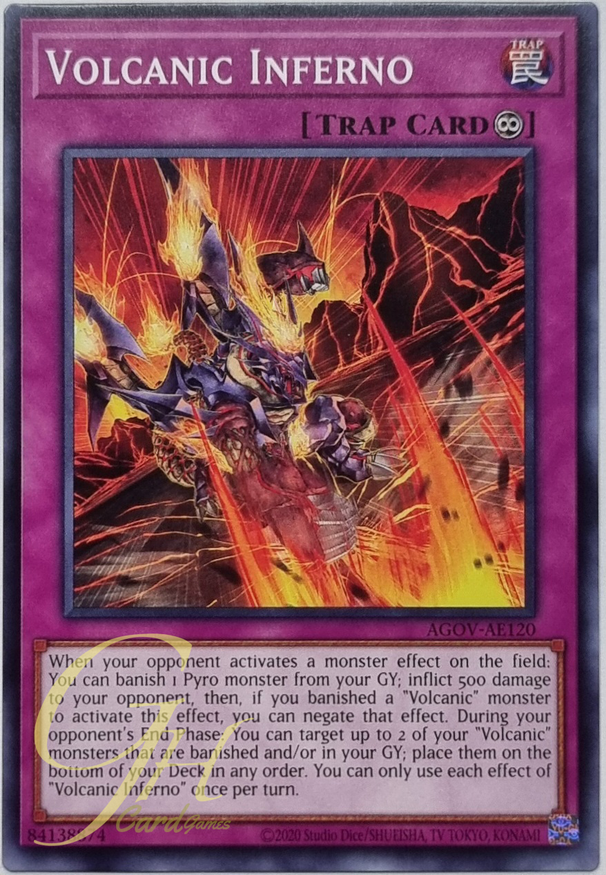 Yugioh [AGOV-AE120] Volcanic Inferno (Common)