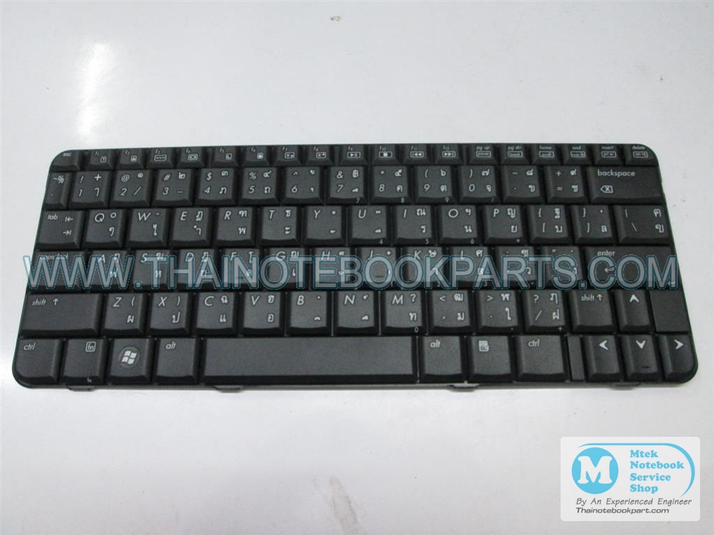 MT05725 คีย์บอร์ดโน้ตบุ๊ค Compaq Presario CQ20 - 483931-281, MP-06773T0-9301 Notebook Keyboard (NEW, สีดำ, แป้นพิมพ์ไทยอังกฤษ) 1