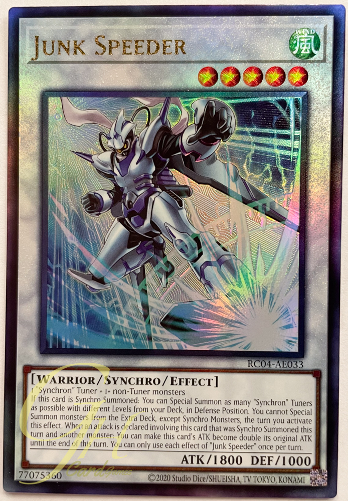 Yugioh [RC04-AE033] Junk Speeder (Ultimate Rare)