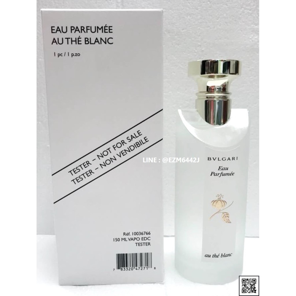 น้ำหอมแท้ BVLGARI EAU PARFUMEE AU THE BLANC FOR WOMEN EAU DE COLOGNE SPRAY 150 ML ของใหม่ กลองเทสเตอร์ ไม่เคยถูกฉีด
