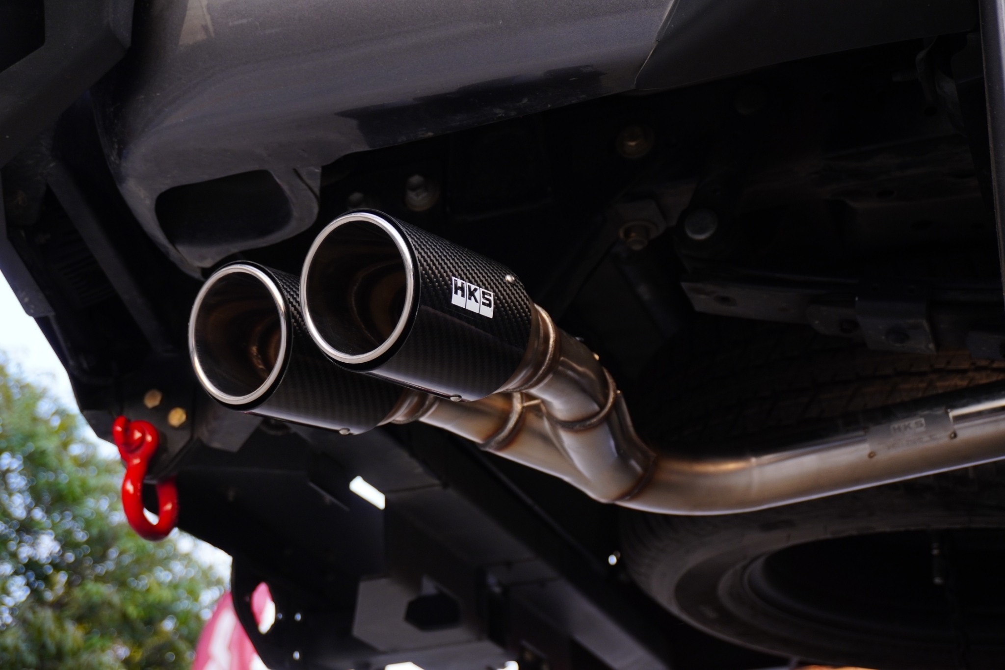 ท่อ HKS จากญี่ปุ่น Side muffler Twin Crb 𝙃𝙆𝙎 𝙇𝙀𝙂𝘼𝙈𝘼𝙓 TOYOTA REVO