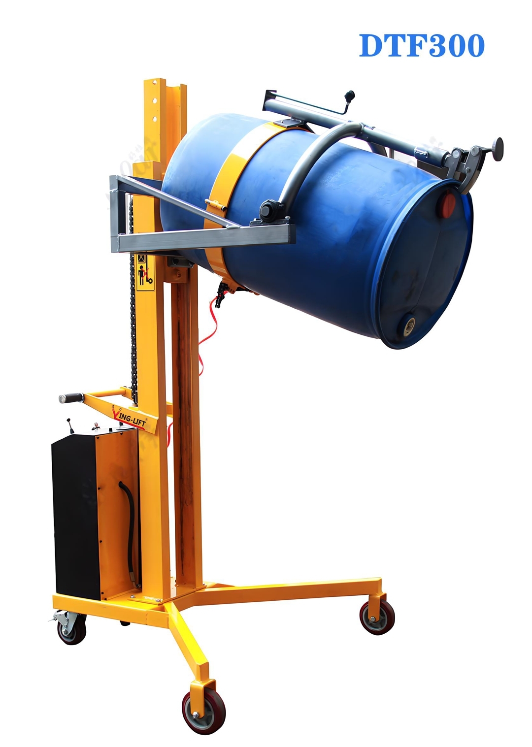 รถยกถังน้ำมันไฟฟ้าและรถยกถังน้ำมันหมุนเทไฟฟ้า รุ่น DT300/DTF300 Electric Drum Stacker