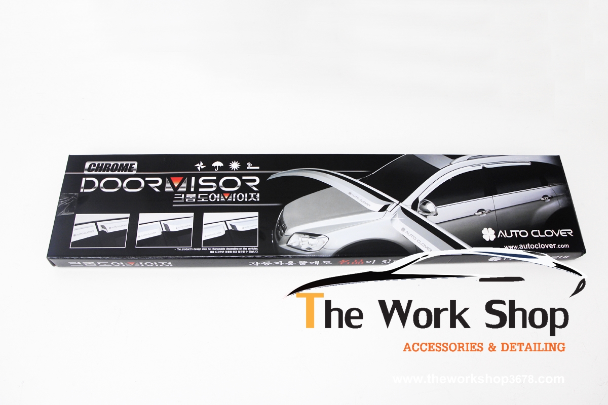 Chrome Door Visor for Sonic 4 door ( กันสาดโครเมี่ยม )