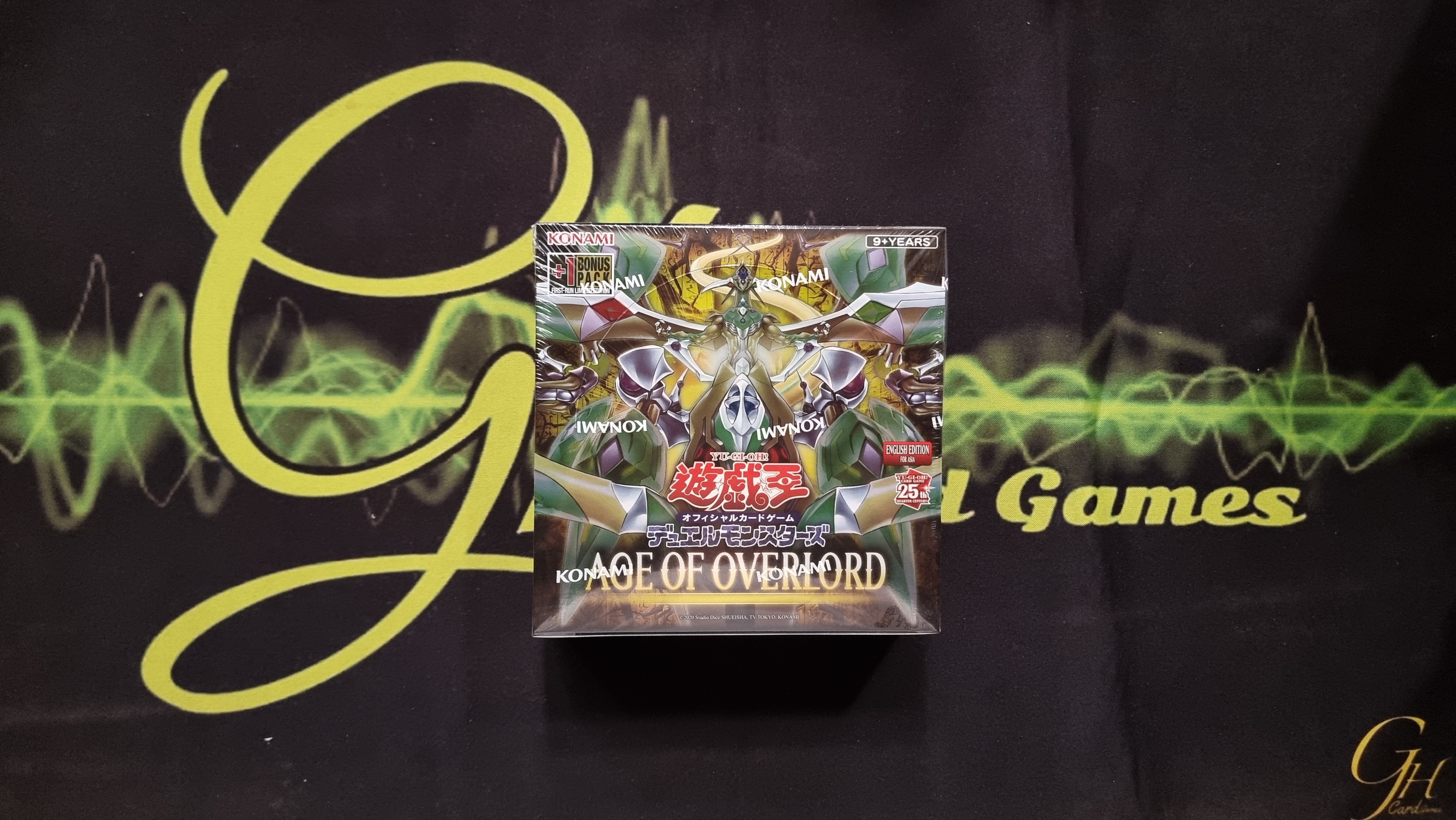 Yugioh [AGOV-AE-01BOX] Yu-Gi-Oh's Booster Pack Asia English Ver.「Age of Overlord」แบบ 1 กล่อง (มีซอง+1)