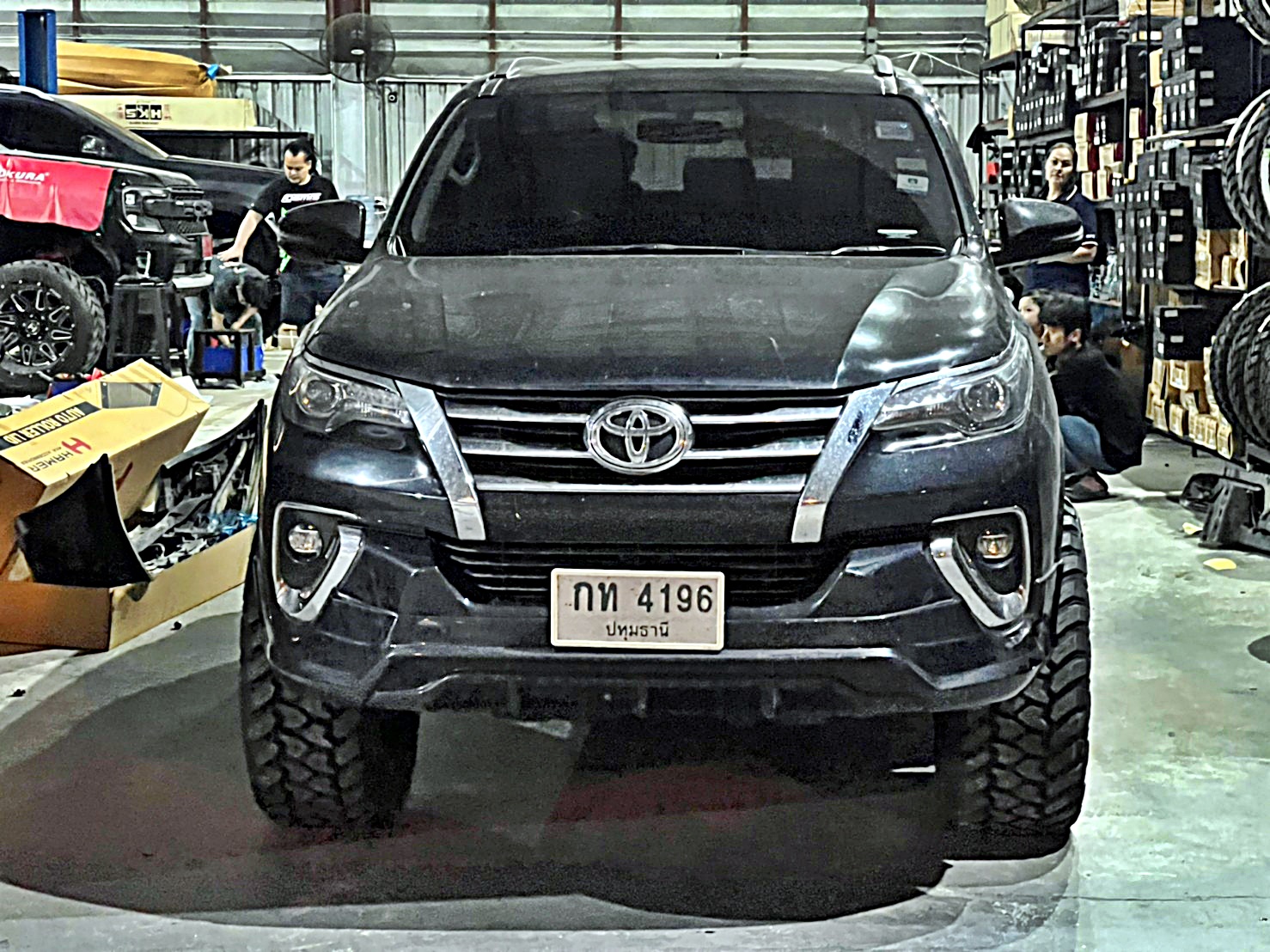 TOYOTA_FORTUNER_จองคิวมาจากปทุมธานี ทำทรงเมกาที่ STEP9