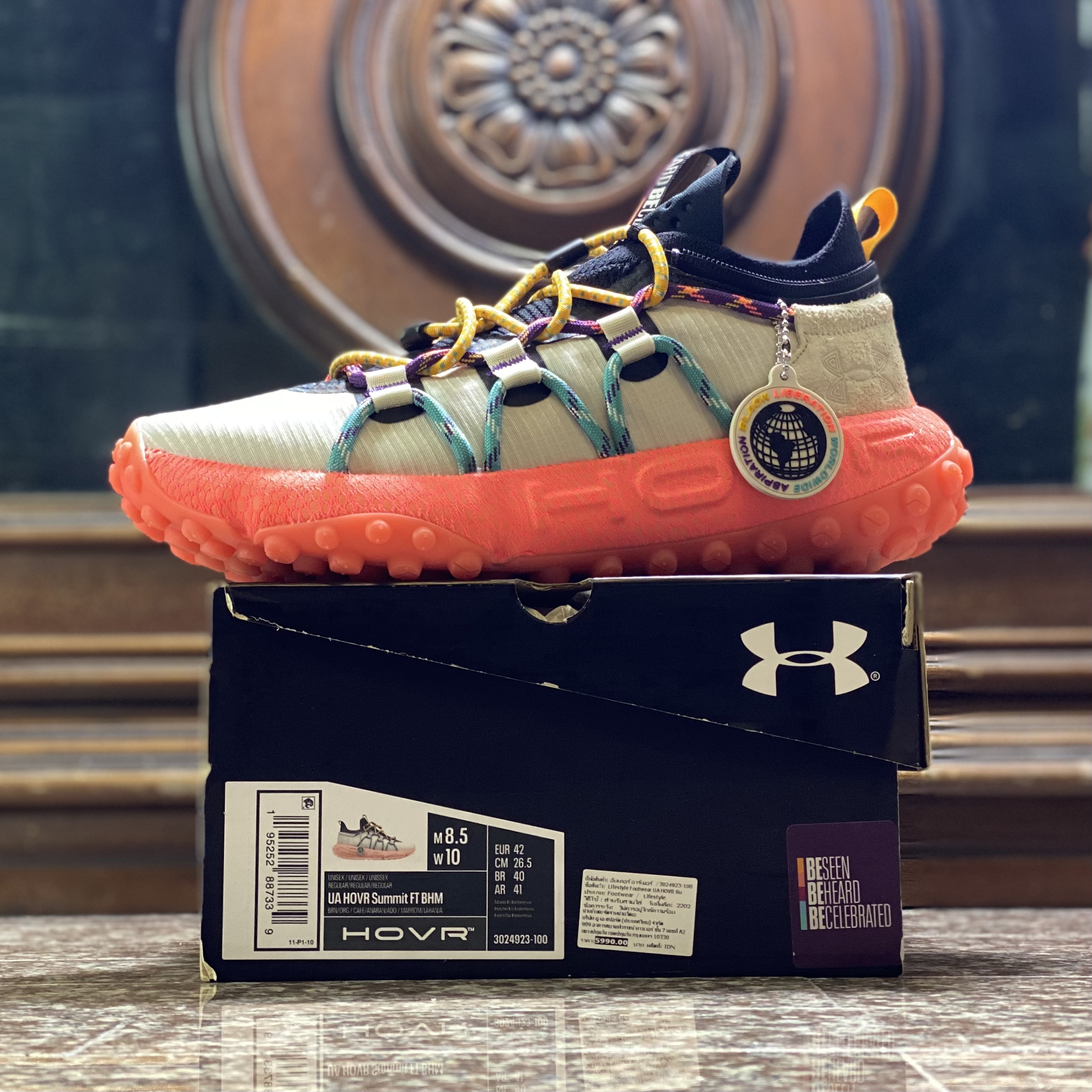 รองเท้าเดินป่า Under Armour HOVR Summit FT BHM ‘EXCLUSIVE’ (M8.5/9US)