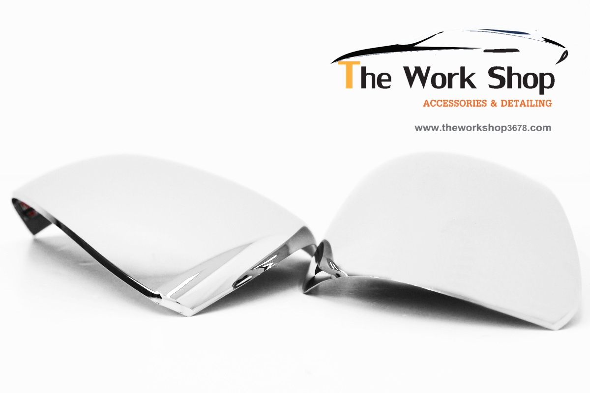 Side Mirror Cover for Picanto Type A : W/O LED ( โครเมี่ยมครอบกระจกมองข้างแบบ A ที่ไม่มีไฟ LED)