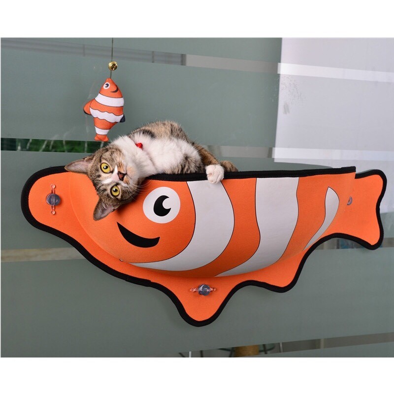 เปลแมวติดกระจก ปลานีโม