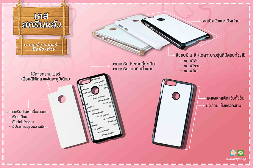 รับสกรีนเคส