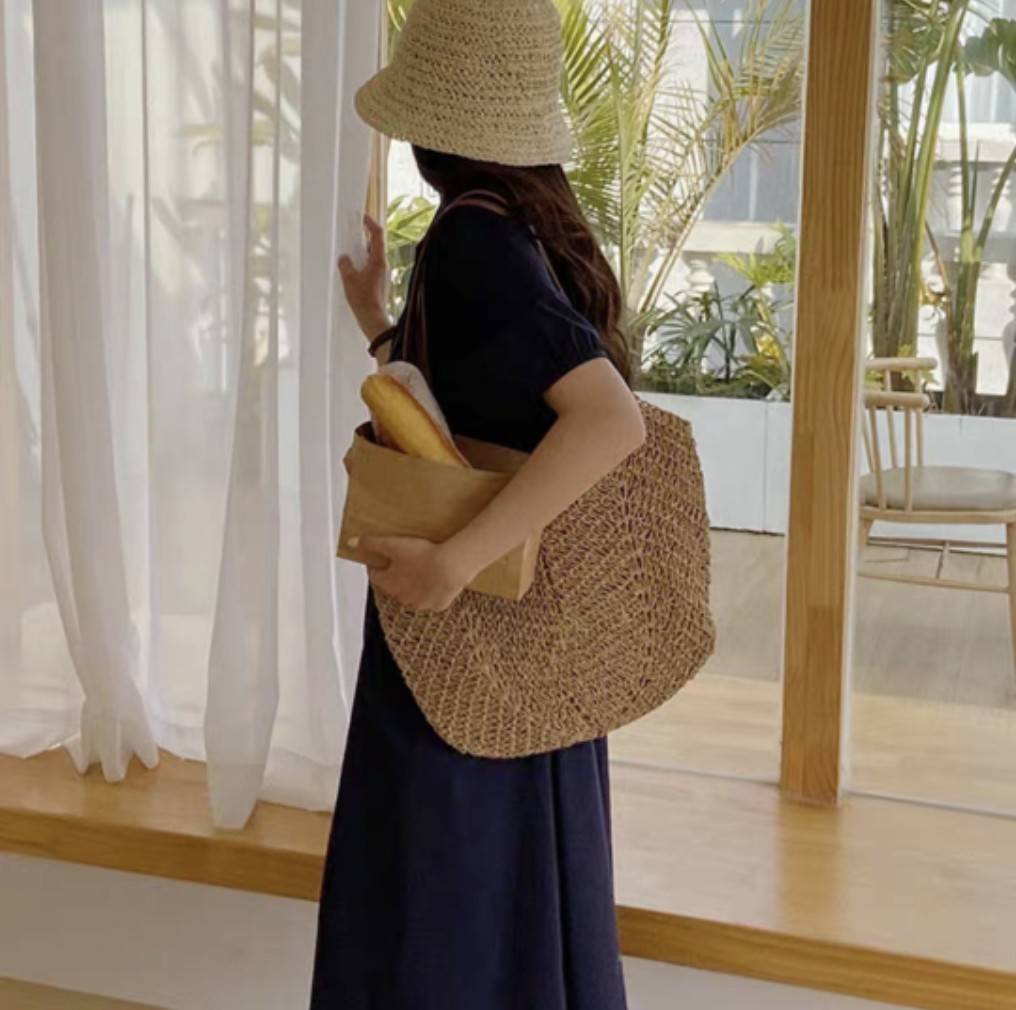 กระเป๋าไปเรียน กระเป๋าถัก กระเป๋าคาเฟ่ กระเป๋าเกาหลี กระเป๋ามินิมอล 🥯