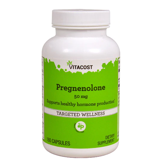Vitacost Pregnenolone -- 50 mg - 180 Capsules
