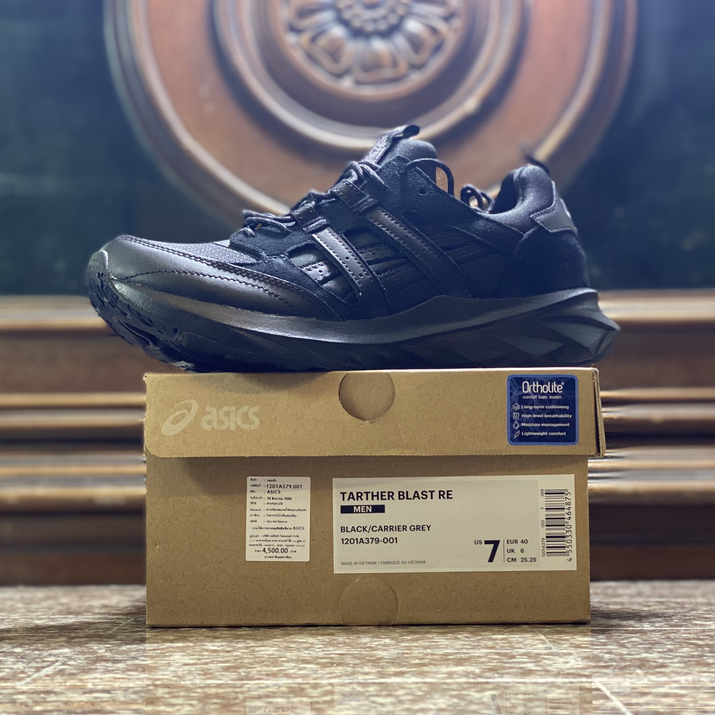รองเท้า ASICS Tarther Blast RE ’TripleBlack’ (M9.5/10.5US)