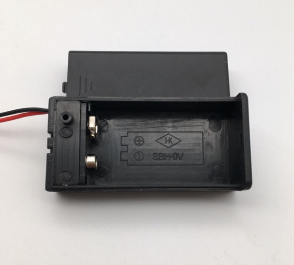 รางถ่าน(Battery Holder) 9V พร้อมสวิทช์และฝาปิดด้านหลัง