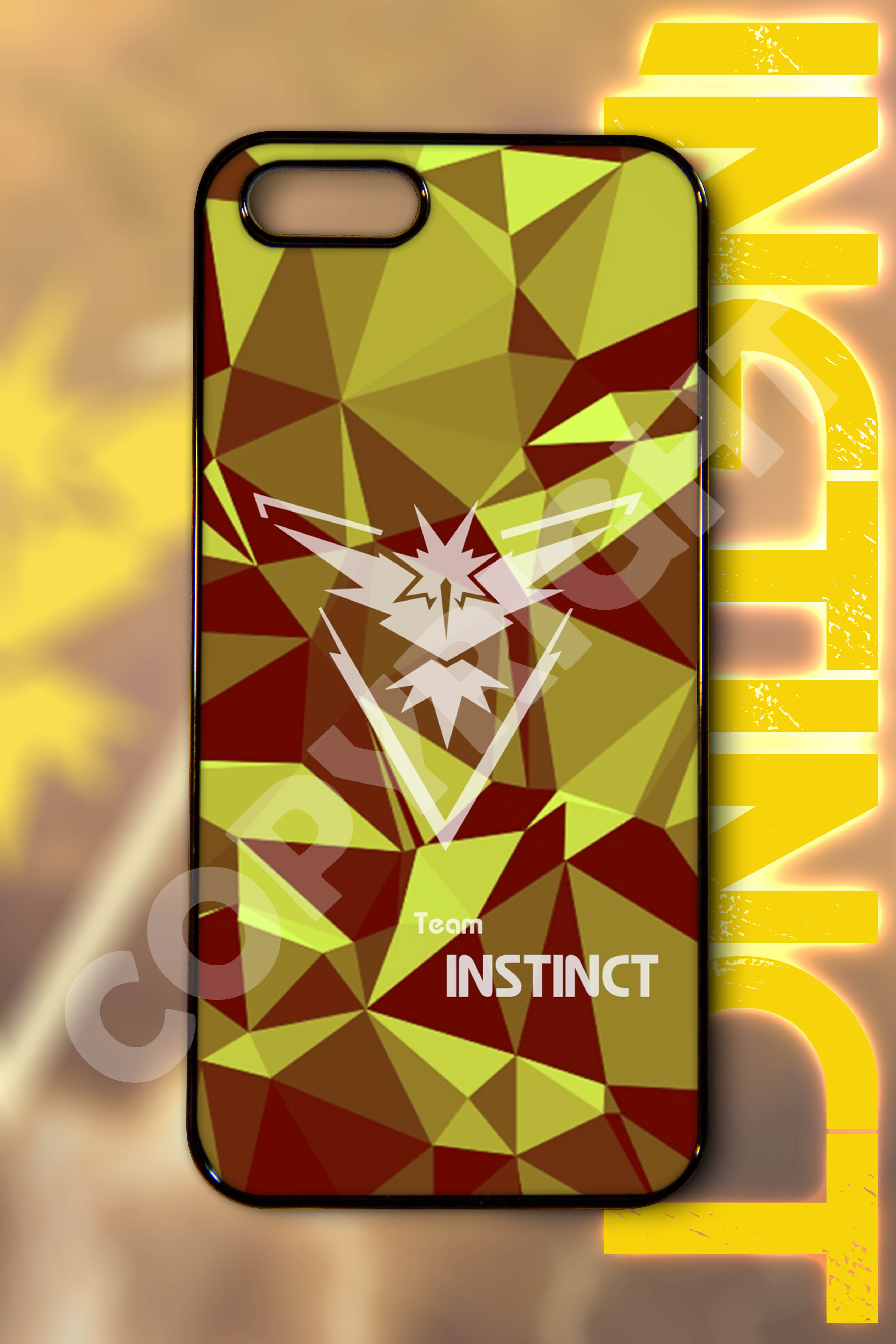 เคสลาย โปเกม่อน Team Instinct