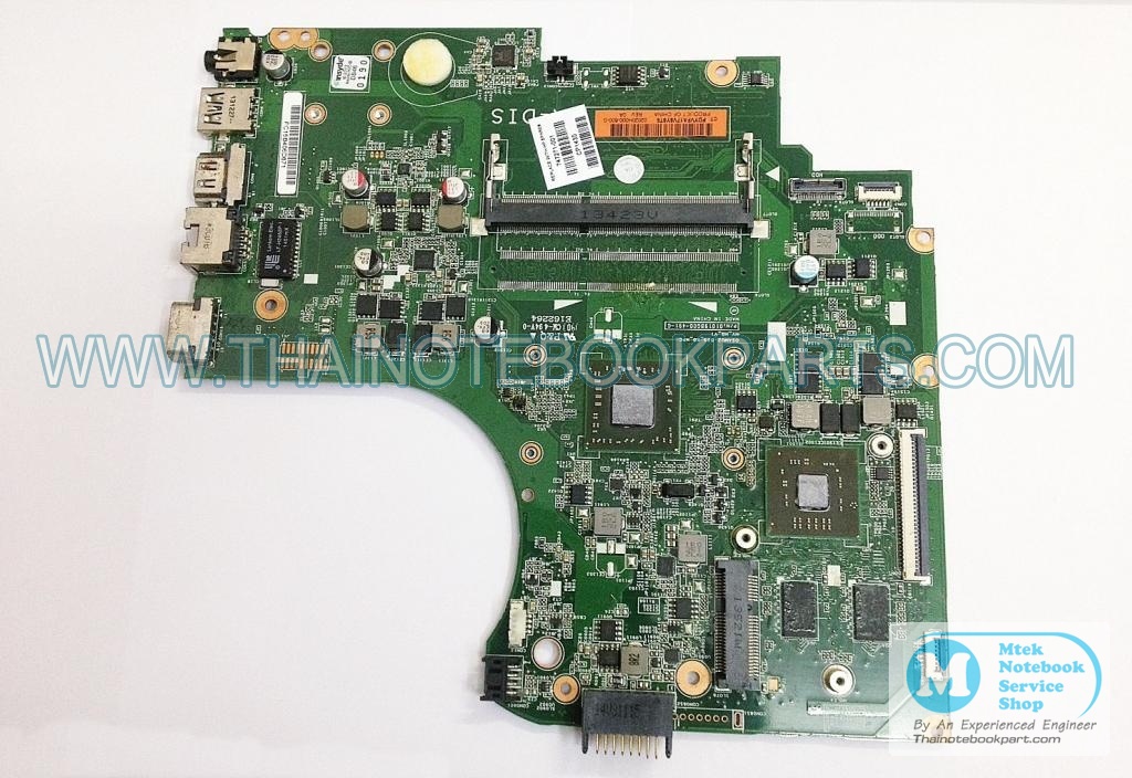 MT01643 เมนบอร์ดโน๊ตบุ๊คเสีย HP 14-D105TX ใช้เป็นอะไหล่ในการซ่อม (สินค้ามือสอง) 2