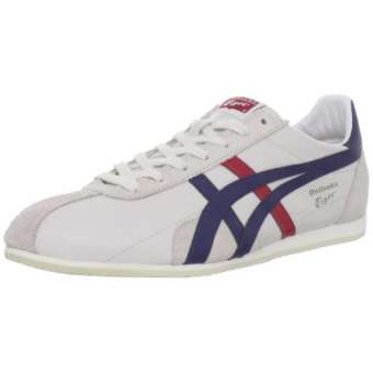 Onitsuka Tiger - RunSpark (สีขาวออฟไวท์ / น้ำเงินแดง : โดมพลอย)