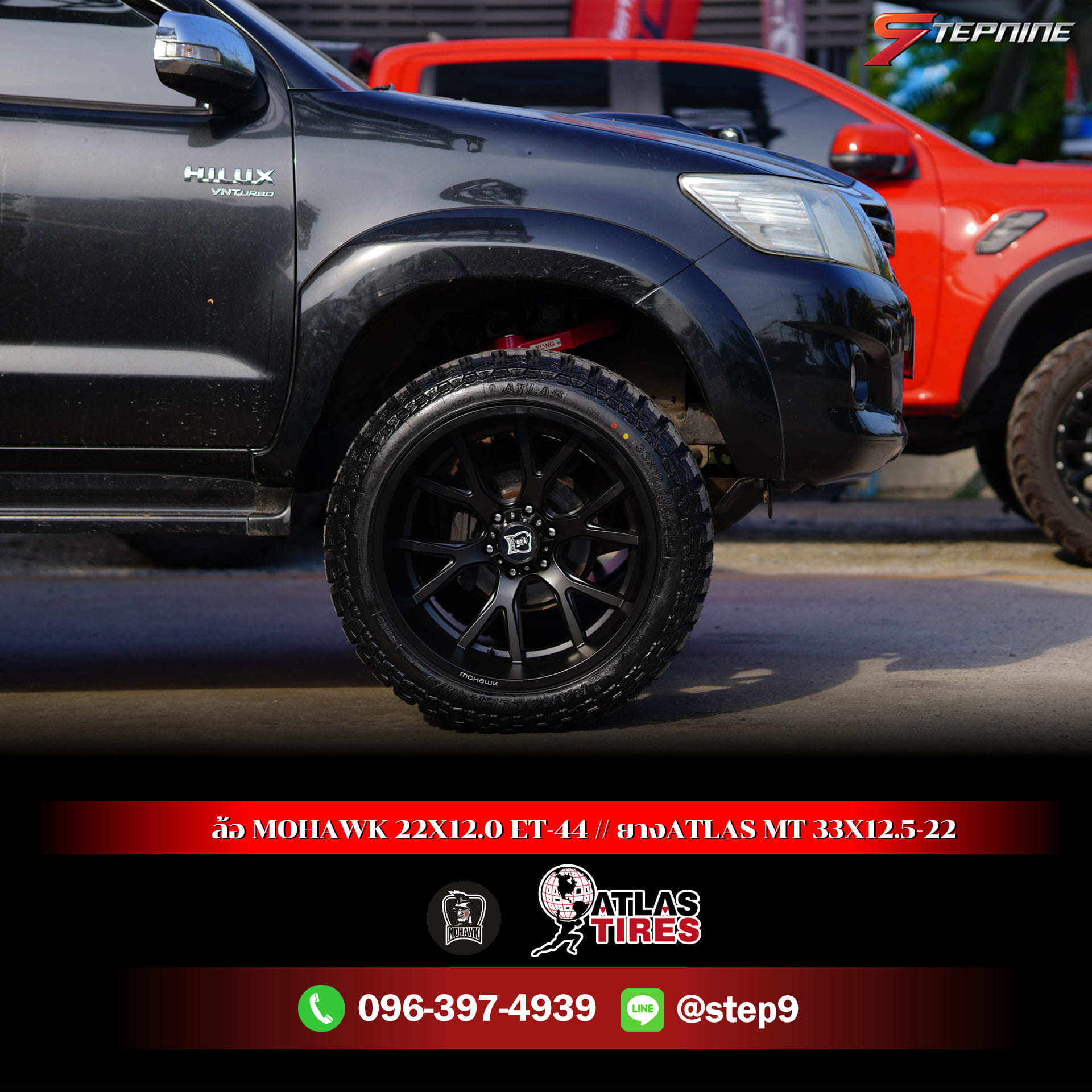 TOYOTA VIGO ทรงเมกา ขอบ22