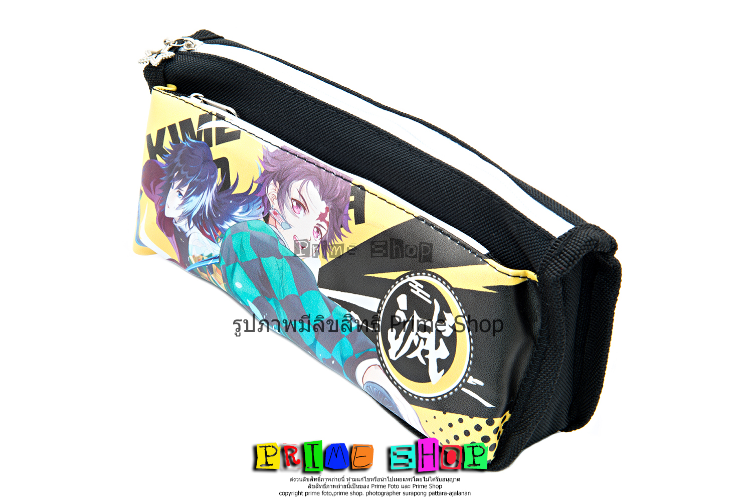 กระเป๋าดินสอ แบบซิบ 2 ช่อง ลายดาบพิฆาตอสูร