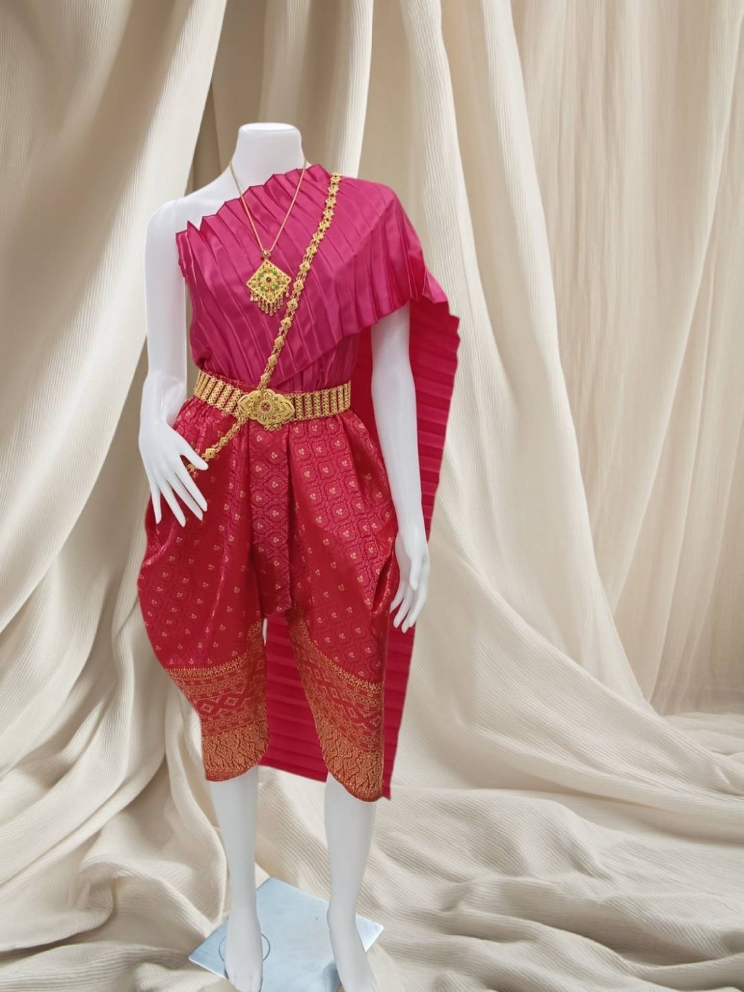 ชุดไทยผู้ใหญ่ สไบกับโจง