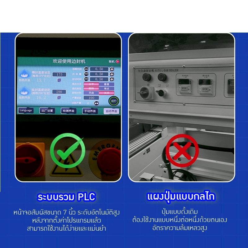 เครื่องตัดและอบฟิล์มหด JBI-FQ550L & JBI-SN4525